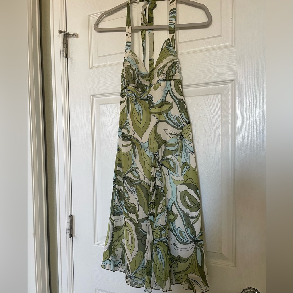 Y2k 2000s Vintage Retro Halter Dress